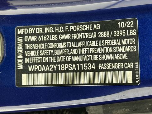 Certified 2023 Porsche Taycan RWD image 12
