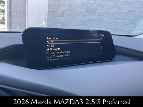 New 2026 MAZDA MAZDA3 2.5 S Sedan w/ Preferred Pkg image 16