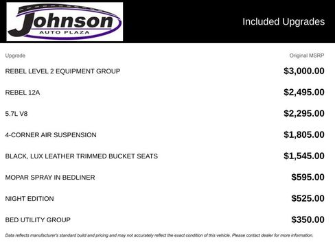 Certified 2021 RAM 1500 Rebel w/ Rebel Level 2 Equipment Group image 10