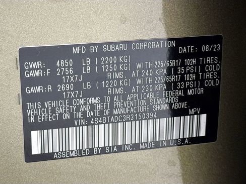 Used 2024 Subaru Outback Premium image 29