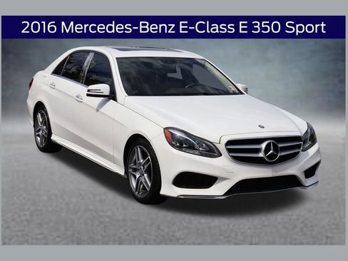 Used 2016 Mercedes-Benz E 350 4MATIC Sedan image 1