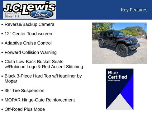Used 2024 Jeep Wrangler Unlimited Rubicon w/ XTREMEE 35" Tire Package AWD/4WD image 29