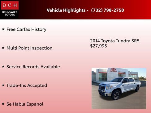 Used 2014 Toyota Tundra SR5 w/ TRD Off Road Package image 4