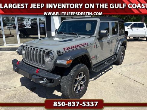 Used 2022 Jeep Wrangler Unlimited Rubicon w/ Steel Bumper Group AWD/4WD image 1