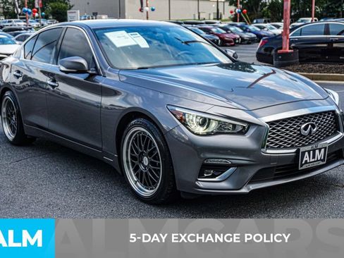 Used 2023 INFINITI Q50 Luxe w/ Cargo Package RWD image 3