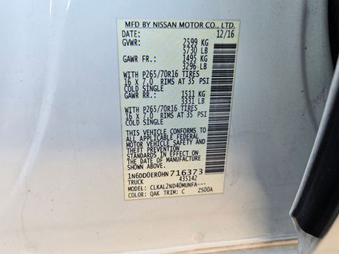 Used 2017 Nissan Frontier SV w/ SV Value Truck Package image 29