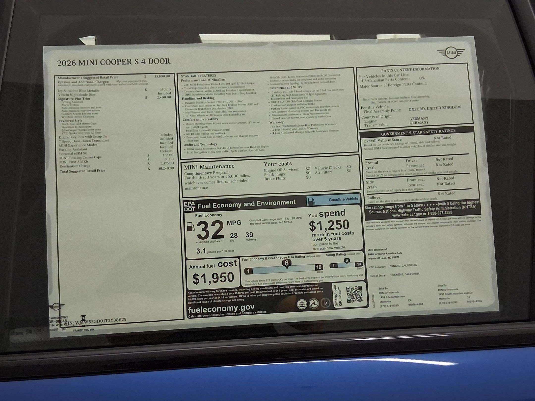 New 2026 MINI Cooper S FWD image 29