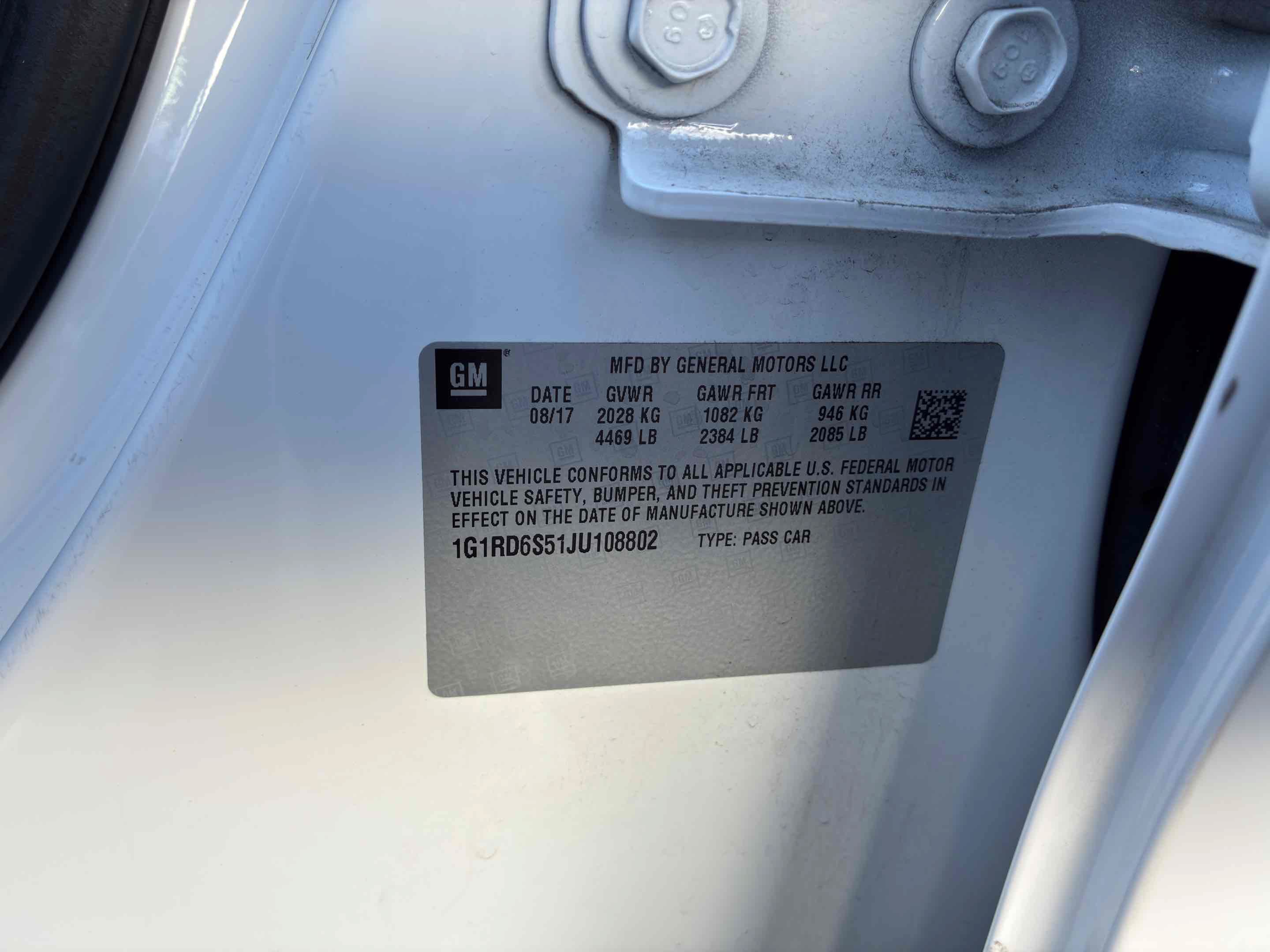 Used 2018 Chevrolet Volt Premier FWD image 64