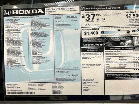 Used 2025 Honda CR-V Sport-L image 19