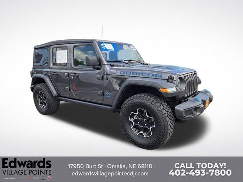 Used 2023 Jeep Wrangler Unlimited Rubicon 4xe AWD/4WD image 1