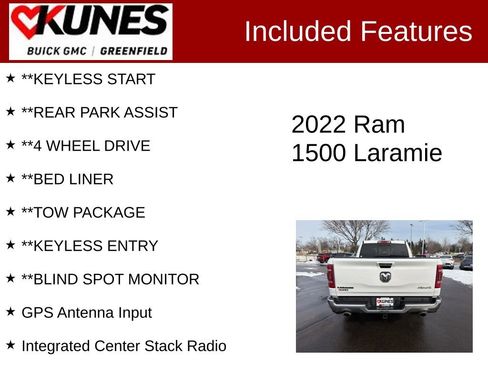 Used 2022 RAM 1500 Laramie image 3