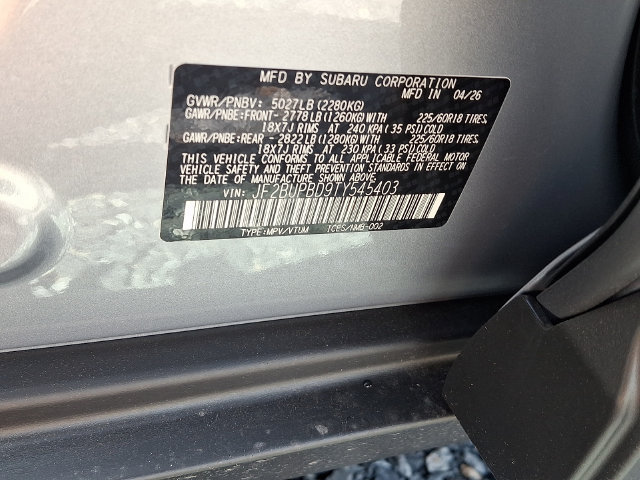 New 2026 Subaru Outback Premium AWD/4WD image 17
