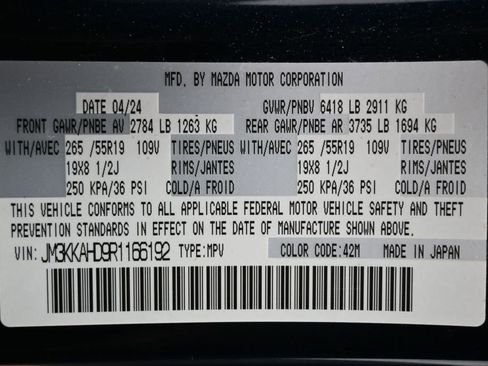 Used 2024 MAZDA CX-90 3.3 Turbo w/ Select Package image 11