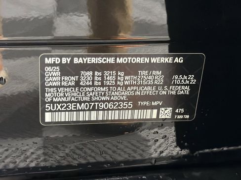 Used 2026 BMW X7 xDrive40i w/ M Sport Package image 40