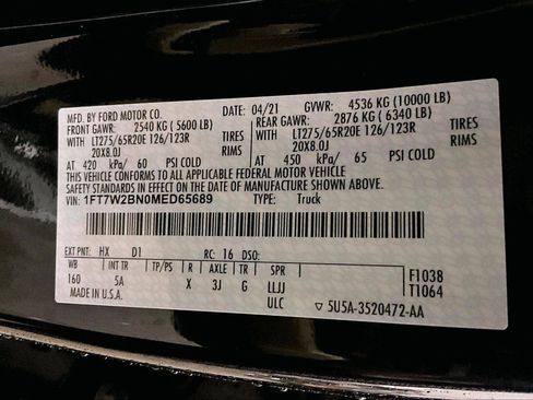 Used 2021 Ford F250 Lariat w/ Lariat Ultimate Package image 34