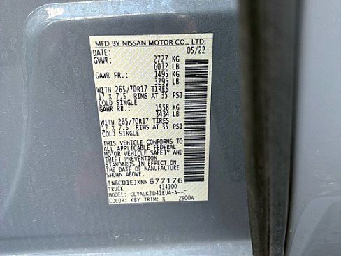 Used 2022 Nissan Frontier Pro-X w/ Technology Package RWD image 21