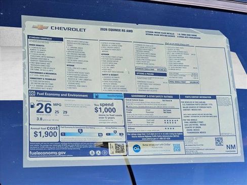 New 2026 Chevrolet Equinox RS w/ Convenience Package III image 16