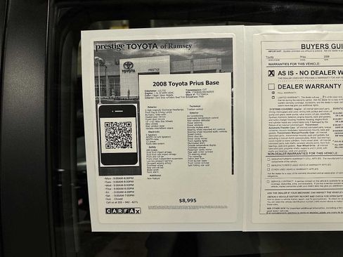 Used 2008 Toyota Prius FWD image 13
