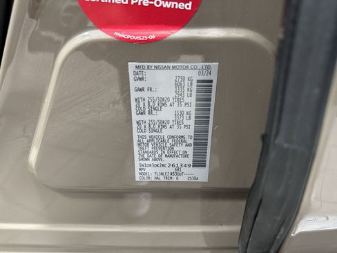 Certified 2024 Nissan Pathfinder Platinum AWD/4WD image 47