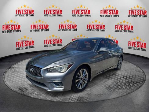 Used 2020 INFINITI Q50 Luxe w/ All Weather Package RWD image 3