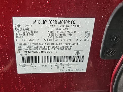 Used 2019 Ford Edge SEL w/ Equipment Group 201A image 15