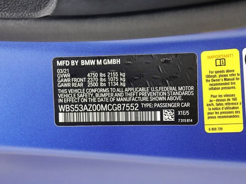 Used 2021 BMW M4 Coupe w/ Executive Package RWD image 42