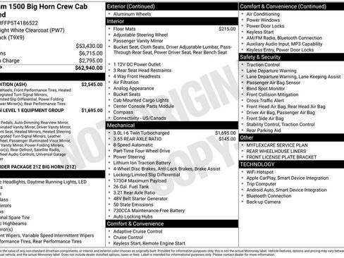 New 2026 RAM 1500 Big Horn w/ Night Edition AWD/4WD image 38