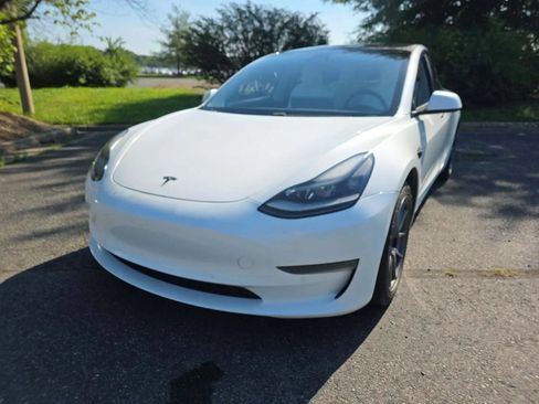 Used 2021 Tesla Model 3 Long Range AWD/4WD image 1