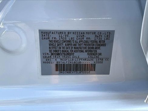 New 2025 Nissan Versa SV image 22