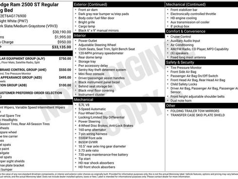 Used 2010 Dodge Ram 2500 Truck ST w/ ST Popular Equipment Group AWD/4WD image 22
