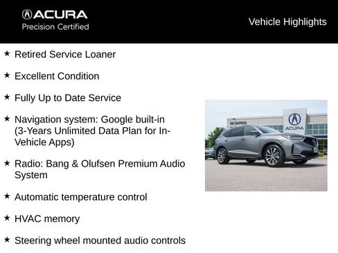 Certified 2026 Acura MDX SH-AWD w/ Technology Package image 5