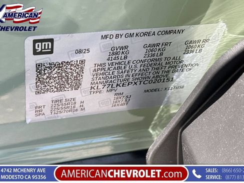 Used 2026 Chevrolet Trax ACTIV w/ Sunroof Package FWD image 40