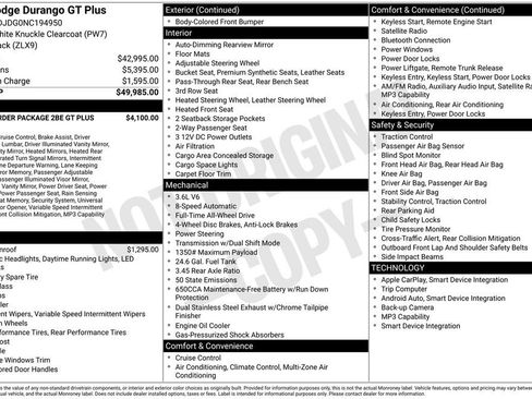 Used 2022 Dodge Durango GT AWD/4WD image 2
