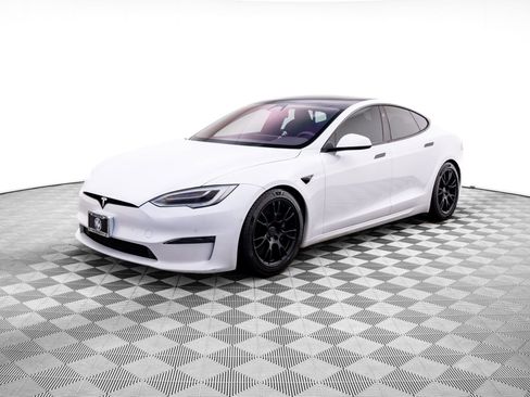 Used 2021 Tesla Model S Plaid AWD/4WD image 1