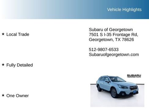 Used 2019 Subaru Outback 3.6R Touring w/ Popular Package #3A image 9