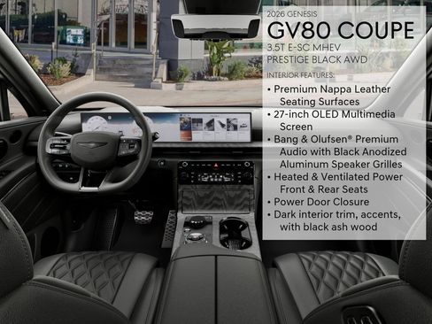 New 2026 Genesis GV80 3.5T Prestige AWD/4WD image 46