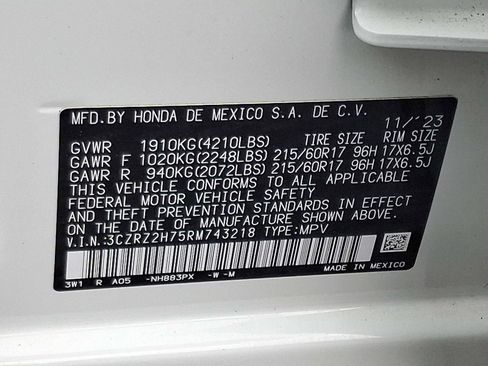 Certified 2024 Honda HR-V EX-L image 27