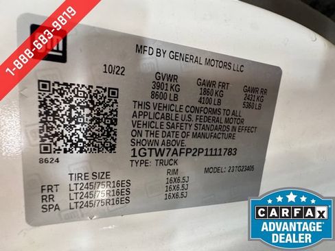 Certified 2023 GMC Savana 2500 RWD image 28