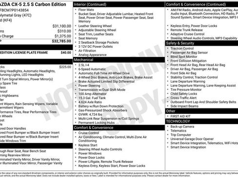 Certified 2023 MAZDA CX-5 Carbon Edition image 26