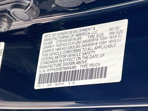 New 2026 Honda Ridgeline Black Edition image 31
