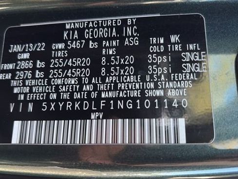 Used 2022 Kia Sorento SX Prestige w/ Rust Color Package AWD/4WD image 19
