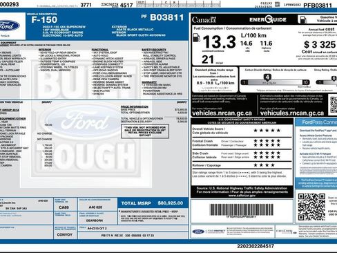 Used 2023 Ford F150 Tremor w/ 360 Degree Camera Package AWD/4WD image 4