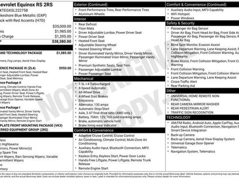 Certified 2025 Chevrolet Equinox RS w/ Safety and Technology Package AWD/4WD image 17