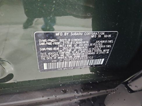 New 2026 Subaru Outback Limited AWD/4WD image 28