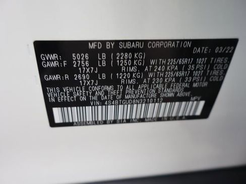 Certified 2022 Subaru Outback Wilderness image 45