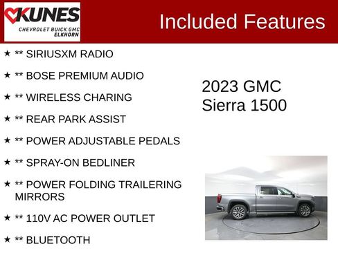 Used 2023 GMC Sierra 1500 Denali w/ Denali Reserve Package AWD/4WD image 3
