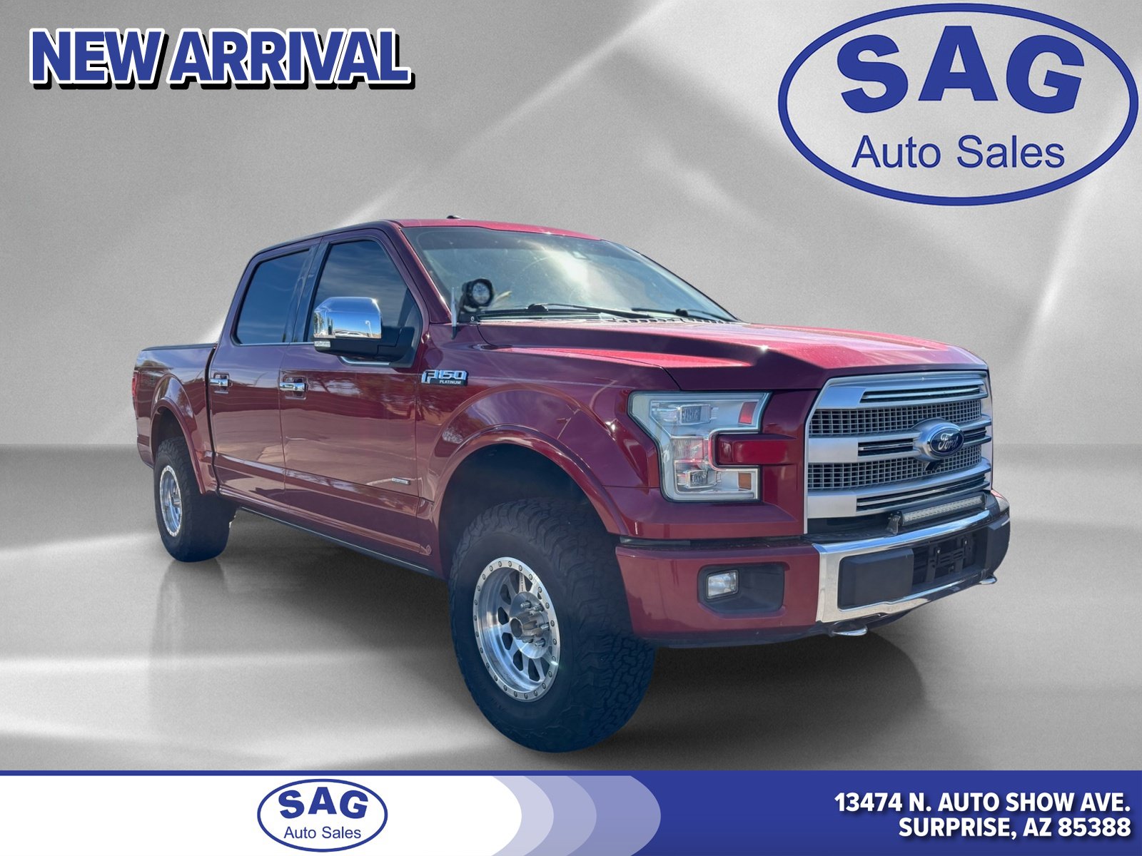 Used 2015 Ford F150 Platinum w/ Equipment Group 701A Luxury AWD/4WD image 1
