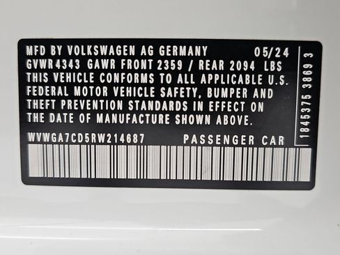Used 2024 Volkswagen GTI S FWD image 45