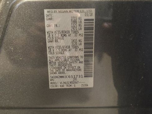 Used 2018 Nissan Pathfinder SV AWD/4WD image 33