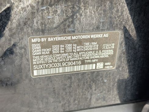 Used 2020 BMW X3 sDrive30i RWD image 19
